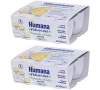 Humana Merenda Latte Banana 4 Pezzi Da 100 G 2x4x100 g
