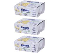 Humana Merenda Latte Banana 4 Pezzi Da 100 G 3x4x100 g