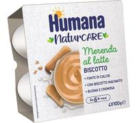 humana merenda latte biscotto 4 pezzi da 100 g