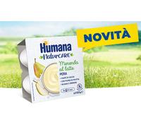 Humana - Merenda Latte Pera: Confezione 4X100 gr