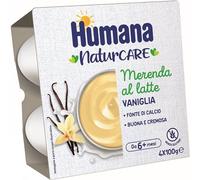 Humana Naturcare Merenda Latte Vaniglia G100x4, 400g