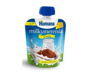 Humana Milky Merenda Cacao Offerta 4 Confezioni da 85gr