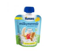 Humana Milky Merenda Mela Banana Biscotto Offerta 4 Confezioni da 100gr