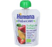 Humana Naturcare Frullyfrutta Biologico Mela Pera e Fragola 90 g Snack