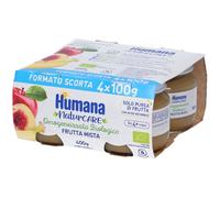 Humana NaturCare Omogeneizzato Frutta Misto Bio 4 Pezzi 4x100 g Pappa