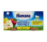 Humana Omogeneizzato Mela e Pera Bio - 12 Vasetti da 100 gr