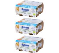 Humana Omogeneizzato Pera Bio 4x100 G 3x400 g