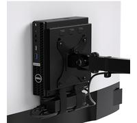 HumanCentric Doppia custodia VESA compatibile con Dell OptiPlex Micro Form Factor Case VESA Mount per braccio del computer adatto a MFF 3040, 3046, 3050, 3060, 3070, 3080, 5050, 5060, 5070, 7040,