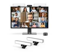 HumanCentric Illuminazione per videoconferenza Premium, luce per webcam per streaming, monitor LED e luce per computer portatile, illuminazione zoom per computer, sostituisce anello luminoso per