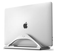 HumanCentric Supporto Verticale Laptop Scrivania, Argento, Dock | Supporto Regolabile per Apple MacBook, MacBook Pro & Laptop, Organizza Lavoro e Casa Ufficio