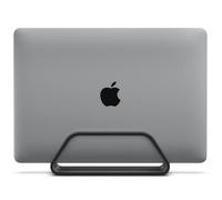 HumanCentric Supporto verticale per MacBook, compatibile con MacBook Pro, supporto per MacBook Air, supporto per computer portatile per Apple Laptop Desk Stand supporto verticale in alluminio, nero
