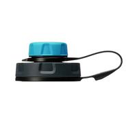 humangear capCAP+ | Converte Aperture a Bocca Larga | sicura e Facile da Aprire | Materiale per Alimenti | Coperchio Accessorio Bottiglia d'Acqua, Azzurro