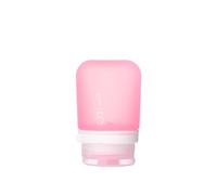 humangear GoToob+ (klein) | Nachf llbare Reiseflasche aus Silikon | Verschlie barer Deckel | Lebensmittelechtes Material | Rosa, klein (53 ml)
