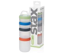 humangear Interlocking Storage Container, Medium, STAX-Set di contenitori ad Incastro, Misura M Unisex-Adulto, Multicolore