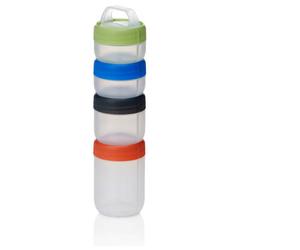 humangear - Stax - Barattolo per alimenti M grigio