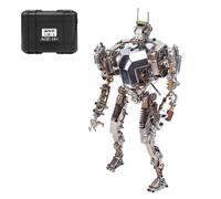 Humanoid-1 - Puzzle 3D in metallo per adulti, 700 pezzi, kit fai da te con robot meccanico steampunk mech con giunti articolati e luci a LED, ornamento artistico creativo per casa e ufficio