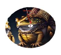 humanoid rospo guerriero stampato peluche gonna albero vacanza copertura pavimento 91,4 cm, in pile di poliestere base albero di Natale tappetino decorazione