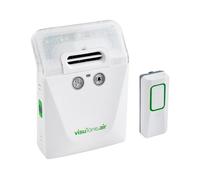 Humantechnik Campanello radio "visuTone.air", amplificatore per campanello, campanello con luce forte per non udenti