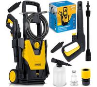 Humberg Rondella ad alta pressione - 1800 W professionale autolavaggio auto con 230 bar EW - Pompa in alluminio autoadescante con tubo da 6 m e bocchetta turbo - ideale per giardino, terrazza e auto