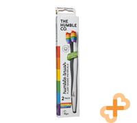 HUMBLE BRUSH PROUD Biologico Spazzolino con Morbido Setole Nylon 2 Pezzi
