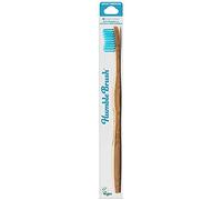Humble Brush Spazzolino da denti in bambù per bambini medio blu 4 pezzi