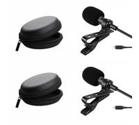 HUMBLE HB-A01 - Microfono lavalier a condensatore per iPhone, microfono Lightning USB per YouTube, Vlogging, interviste su Facebook, live streaming, registrazione video e tutto (1,5 metri), confezione