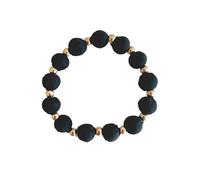 Humble Hilo Sari Jewelry - Braccialetto da donna con perline in tessuto, One Size, Cotone Legno, Nessuna pietra preziosa