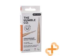 Humble Misura 1 Interdentale Bamboo Spazzola Arancione 6 Pz. Ecologico 0,45 MM