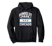 Humboldt Park Chicago Quartiere Orgoglio Midwest Illinois Felpa con Cappuccio