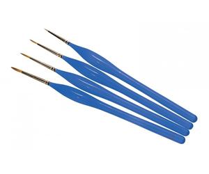 Humbrol AG4304 - Dettaglio Sable Brush Pacco Dimensioni 00, 0, 1, 2 - Nuovo