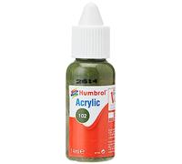 Humbrol DB0102 Vernice acrilica n. 102 Verde militare, Opaco, Colore No