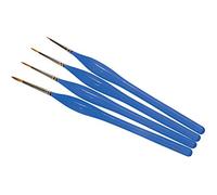 Humbrol- Dettaglio Detail 4 00, Blu, Sable Misura 0, 0, 1, 2 Confezione di pennelli, Colore Size Brush Pack, AG4304