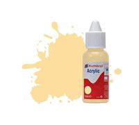Humbrol Flacone contagocce di Vernice acrilica n. 148 Radome Tan Matt, Colore, 14ml, DB0148