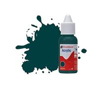 Humbrol Flacone contagocce Vernice acrilica n. 239 Racing Green Gloss, 14 ml, Colore (De), 14ml, DB0239