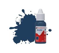 Humbrol Vernice acrilica n. 104 Oxford Blue Matt flacone contagocce, 14 ml, DB0104
