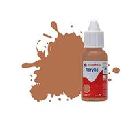 Humbrol Vernice acrilica n. 119 Light Earth Matt flacone contagocce, 14 ml, Colore Luce Terra, 14ml, DB0119