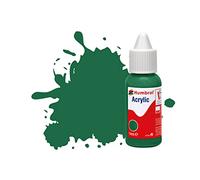 Humbrol Vernice acrilica, n. 30 Verde Scuro, Opaco, 14 ml (Confezione da 1)