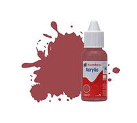 Humbrol Vernice acrilica N. 73 Flacone contagocce Wine Matt, 14 ml, DB0073