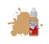 Humbrol Vernice acrilica n. 94 Flacone contagocce Marrone Giallo Opaco, 14 ml