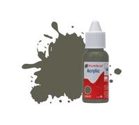 Humbrol Vernice acrilica No.241 RLM 70 Schwartzgrun Matt flacone contagocce, Nero Verde (De), 14 ml