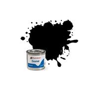 Humbrol Vernice per modellini, AA0360, n. 33, Nero Opaco, Stagno n. 1 (14 ml), Smalto per Modelli, plastica, Metallo, Legno, Vetro, Ceramica e Altro Ancora, Smalto per ritocchi, Latta per Hobby per