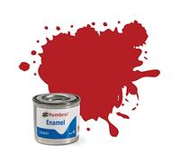 Humbrol Vernice per modellini, AA1660 n. 153 Insignia Red - opaca - Tinlet n. 1 (14 ml), smalto per modelli, plastica, metallo, legno, vetro, ceramica e altro ancora, smalto per ritocchi - vernice per