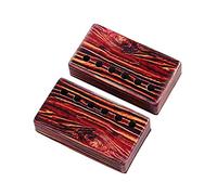 Humbucker - 2 custodie per pickup in legno colorato, 50/52 mm, spazio per asta per chitarra elettrica, Humbucker, copertura per pickup da 50/52 mm