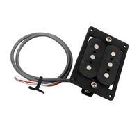 Humbucker A Carica Manuale Doppio Pickup Nero Per Parti Di Chitarra A 3 Corde