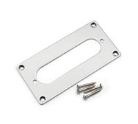 Humbucker, anello di conversione per pickup per chitarra, 92 x 46 mm, adattatore da humbucker a bobina singola, in metallo, per chitarra elettrica (argento)