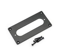 Humbucker, anello di conversione per pickup per chitarra, 92 x 46 mm, adattatore da humbucker a bobina singola in metallo, per chitarra elettrica (nero)