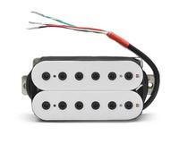Humbucker Coil Spliting Neck7.5K/Bridge15K Pickup Per Chitarra Elettrica A Doppia Bobina Parte Di Chitarra Nera Suono Caldo Bianco pickup per chitarra elettrica (Color : Neck 50MM)