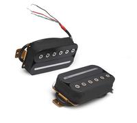 Humbucker Per Chitarra Elettrica Che Regola Il Pickup Per Chitarra A Doppia Bobina Con 4 Cavi Di Conduzione Che Dividono La Bobina Nera Accessori per pickup per chitarra (Color : 1Set Black)