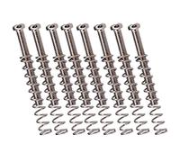 Humbucker Pickup Doppia Bobina Viti Per Molle Per Chitarra Elettrica - Argento, 3 x 28 mm