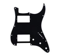 Humbuckers Precablati Caricati Da 3ply White Hh. Ricambi Per Chitarra Per Pickup Pickup chitarra precablati (Color : Black)